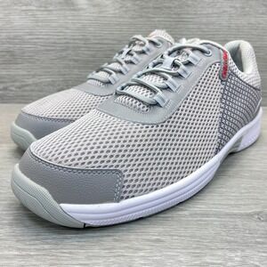 Orthofeet Edgewater Men's Size 12 (2E) Orthopedic Shoe Sneakers Gray Comfort